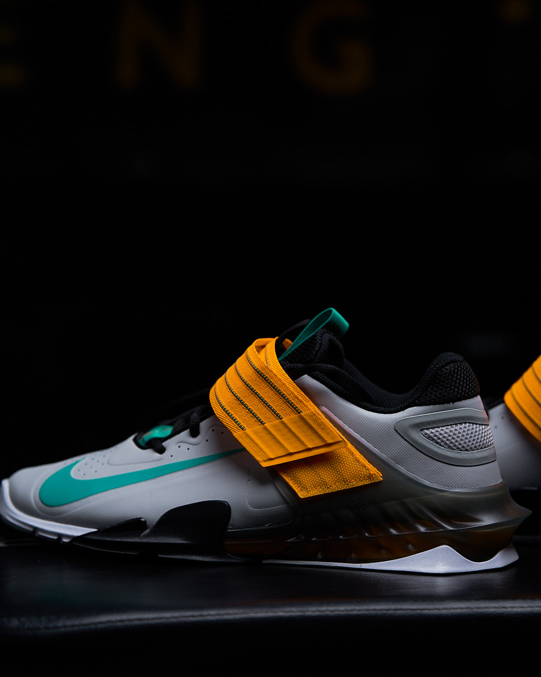 Nike Savaleos — dramatic side profile (studio lighting)