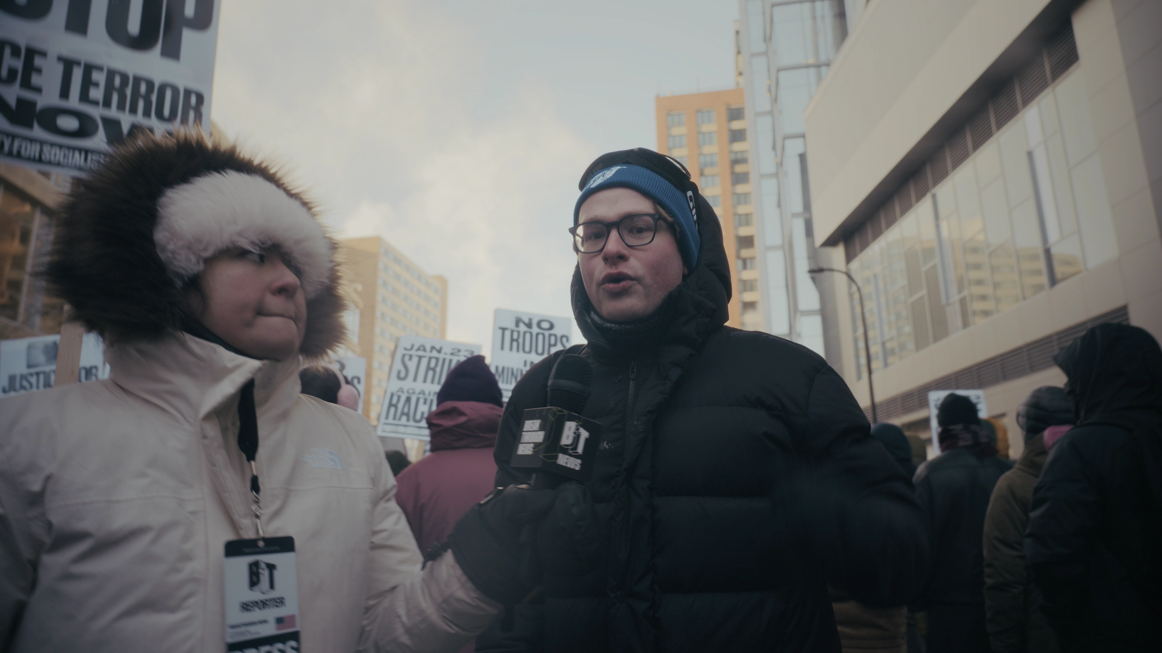 Livestream — union event (frame grab)